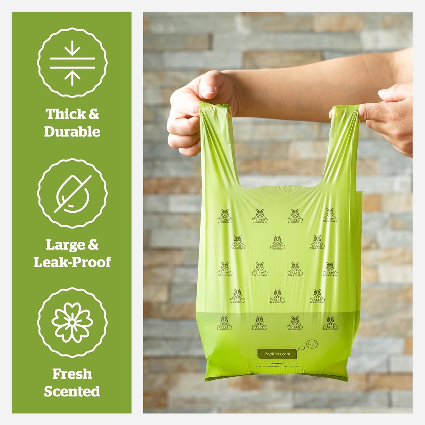 Pogi’s Poo-Pickup Pouches: The Ultimate Stink-Stoppers for Your Furry Friend's Business – 300 Superhero Bags Ready to Save the Day!