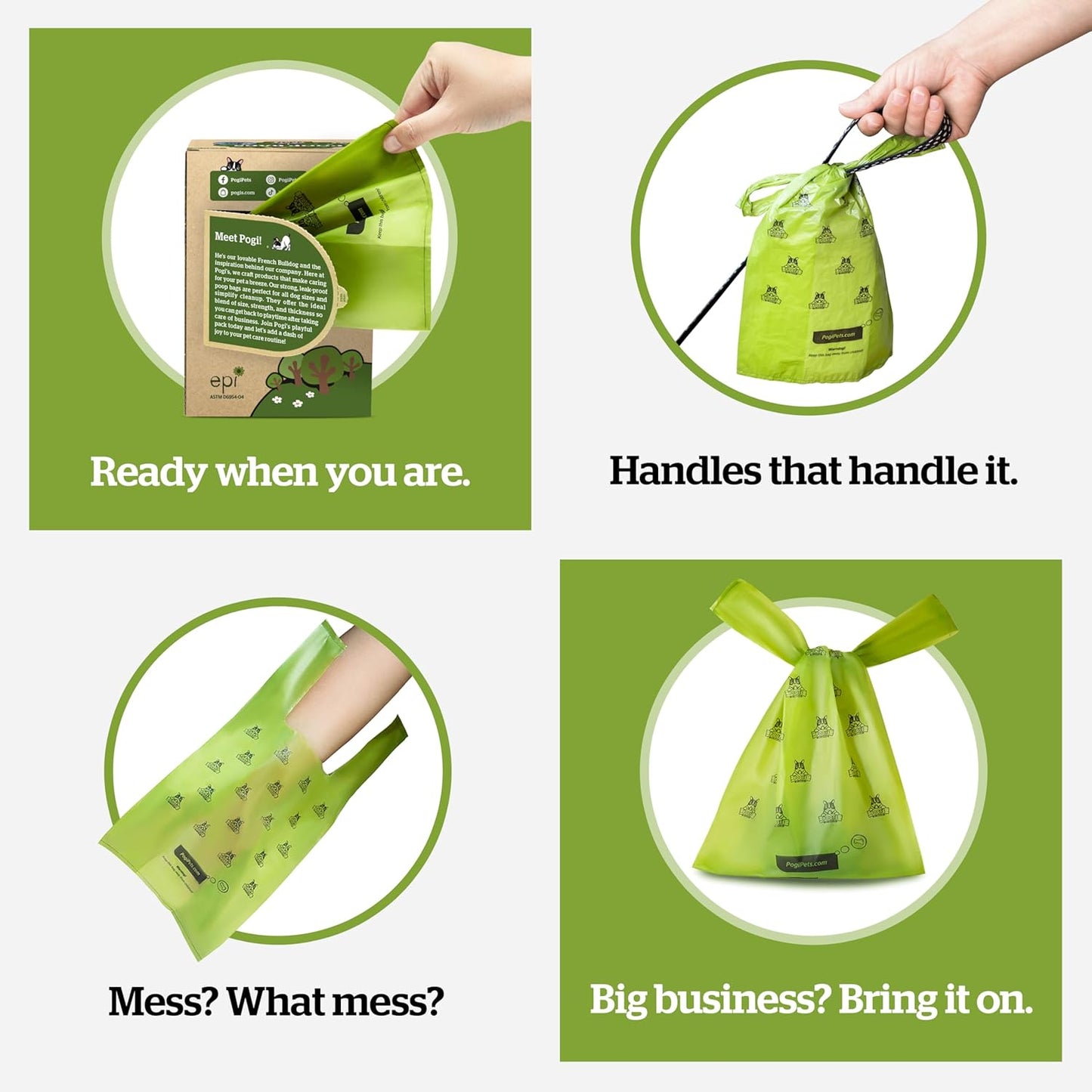 Pogi’s Poo-Pickup Pouches: The Ultimate Stink-Stoppers for Your Furry Friend's Business – 300 Superhero Bags Ready to Save the Day!