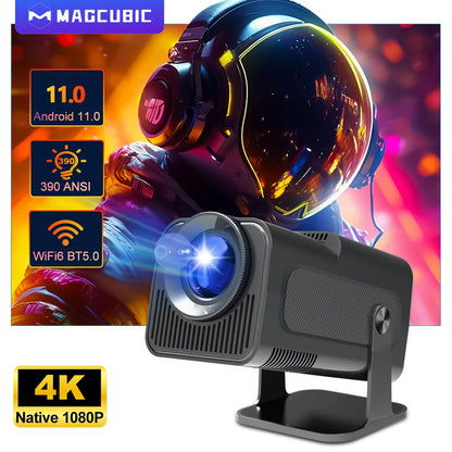 Experience the Ultimate Movie Night with Our Upgraded 4K Android 11 Projector! 🎥✨ Native 1080P, 390 ANSI, Dual WiFi 6 & BT 5.0 - Perfect for Home Cinema! 🍿📽️ #Projector #HomeTheater #MovieNight