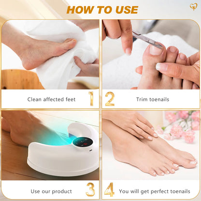 Say Goodbye to Nail Fungus! 💙✨ Try our Wireless 45W Laser Device for Fast & Effective Toenail Care! 🚀 #NailHealth #FungusFree