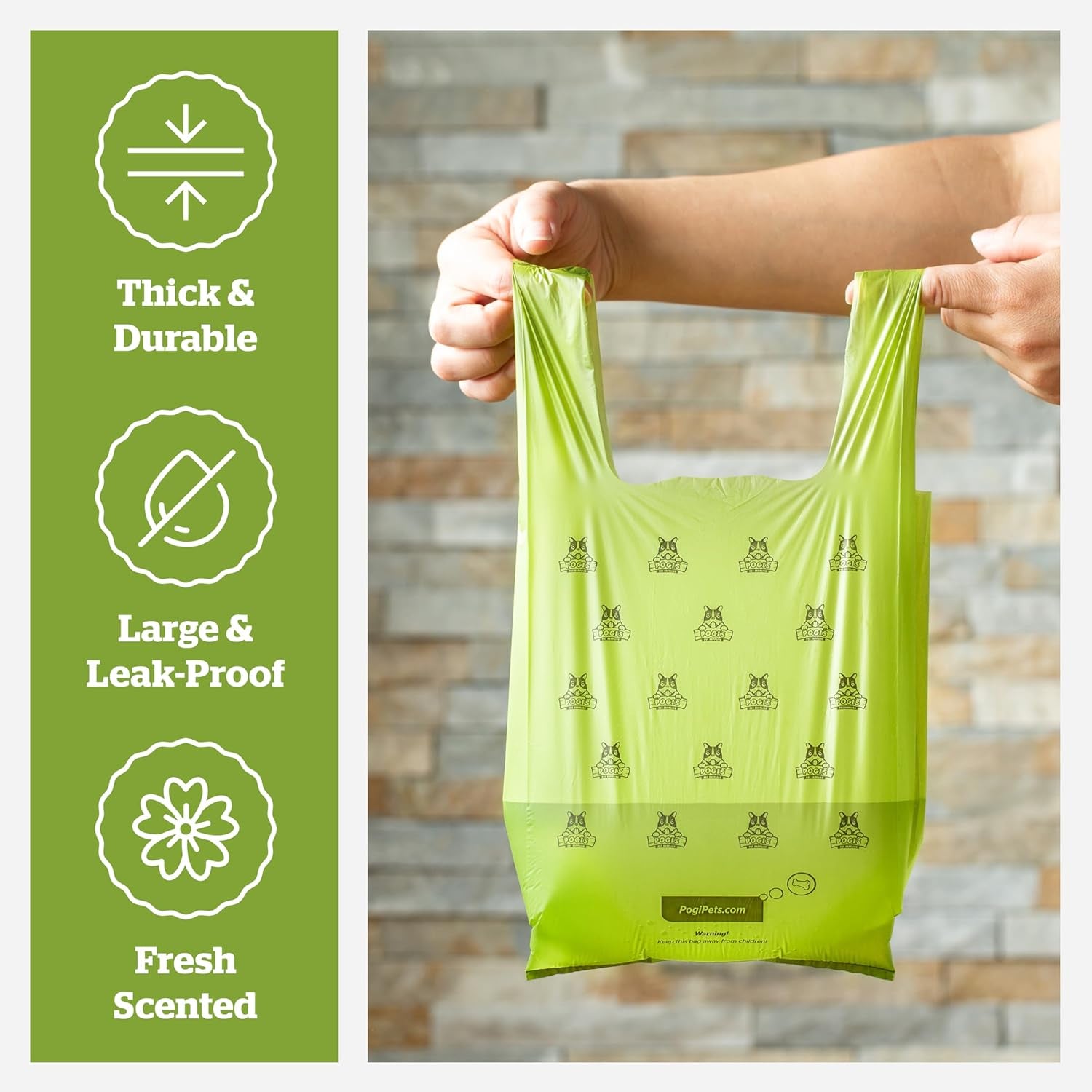 Pogi’s Poo-Pickup Pouches: The Ultimate Stink-Stoppers for Your Furry Friend's Business – 300 Superhero Bags Ready to Save the Day!