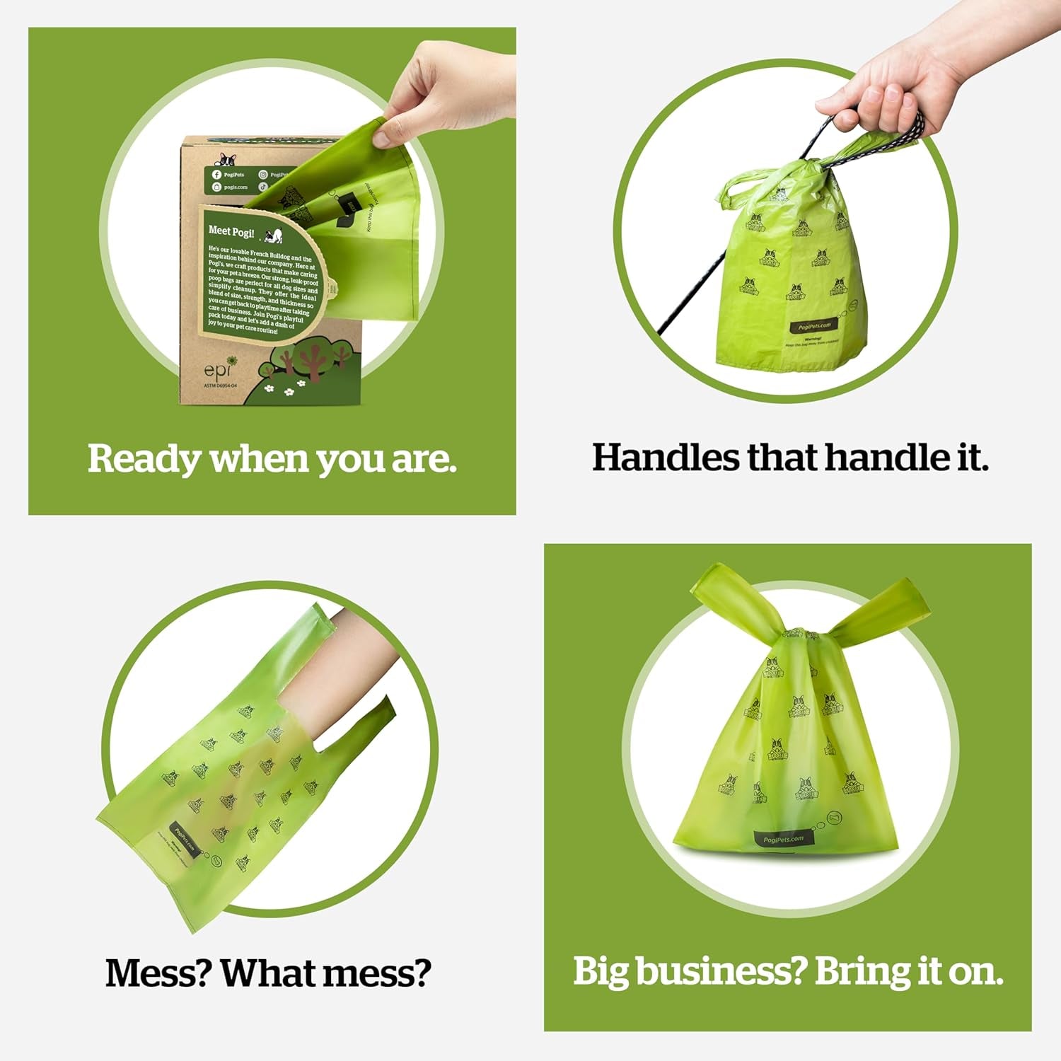 Pogi’s Poo-Pickup Pouches: The Ultimate Stink-Stoppers for Your Furry Friend's Business – 300 Superhero Bags Ready to Save the Day!
