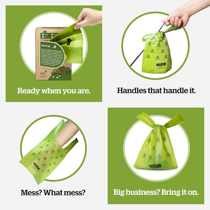 Pogi’s Poo-Pickup Pouches: The Ultimate Stink-Stoppers for Your Furry Friend's Business – 300 Superhero Bags Ready to Save the Day!