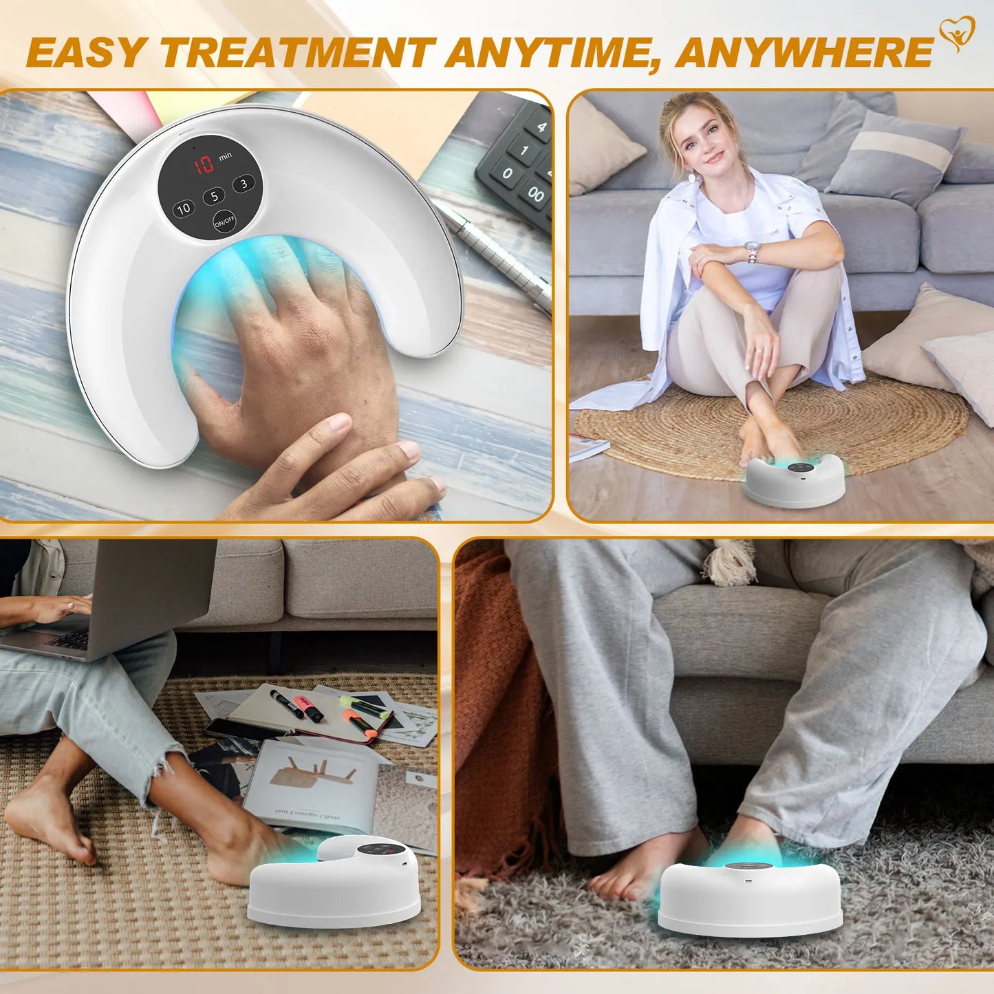 Say Goodbye to Nail Fungus! 💙✨ Try our Wireless 45W Laser Device for Fast & Effective Toenail Care! 🚀 #NailHealth #FungusFree