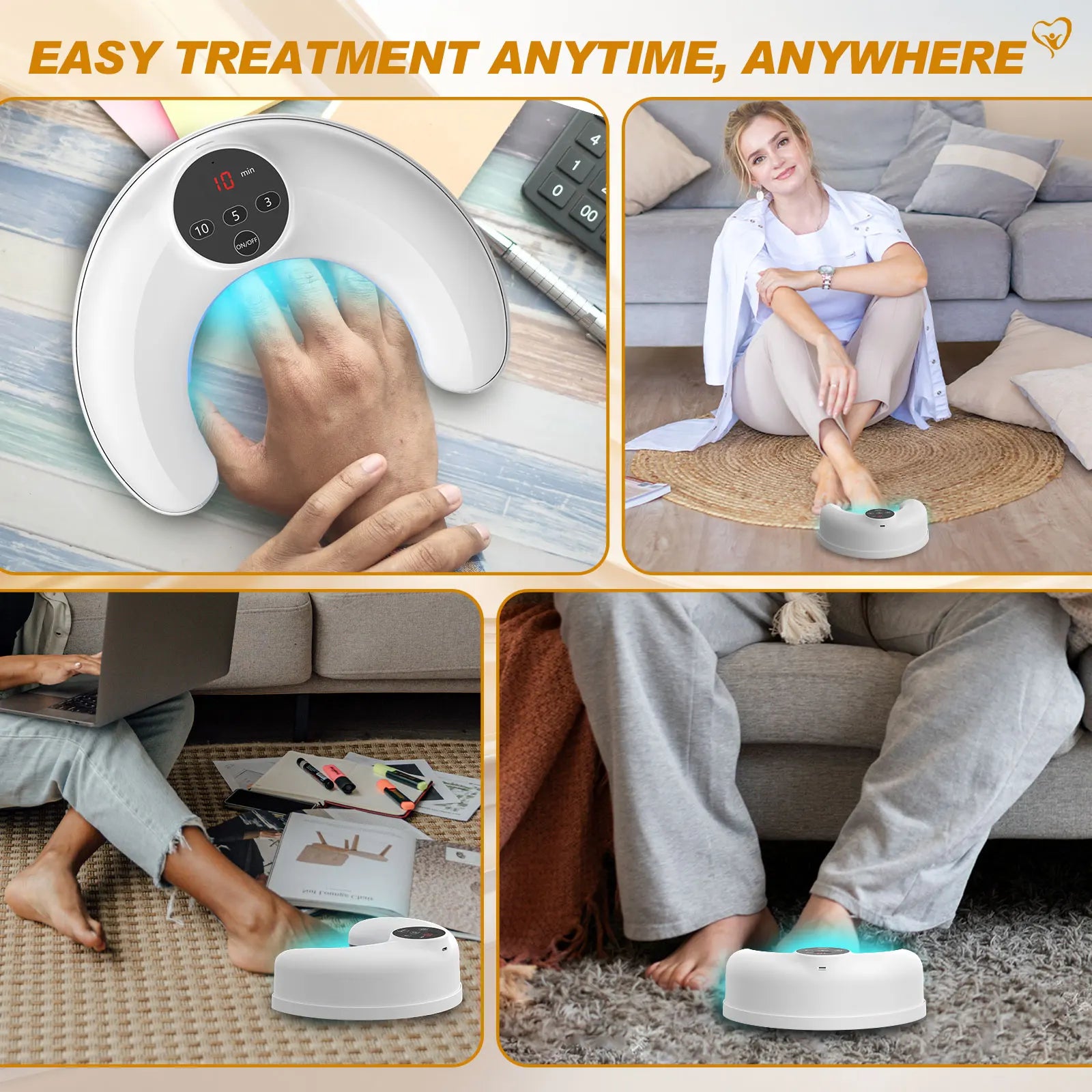 Say Goodbye to Nail Fungus! 💙✨ Try our Wireless 45W Laser Device for Fast & Effective Toenail Care! 🚀 #NailHealth #FungusFree