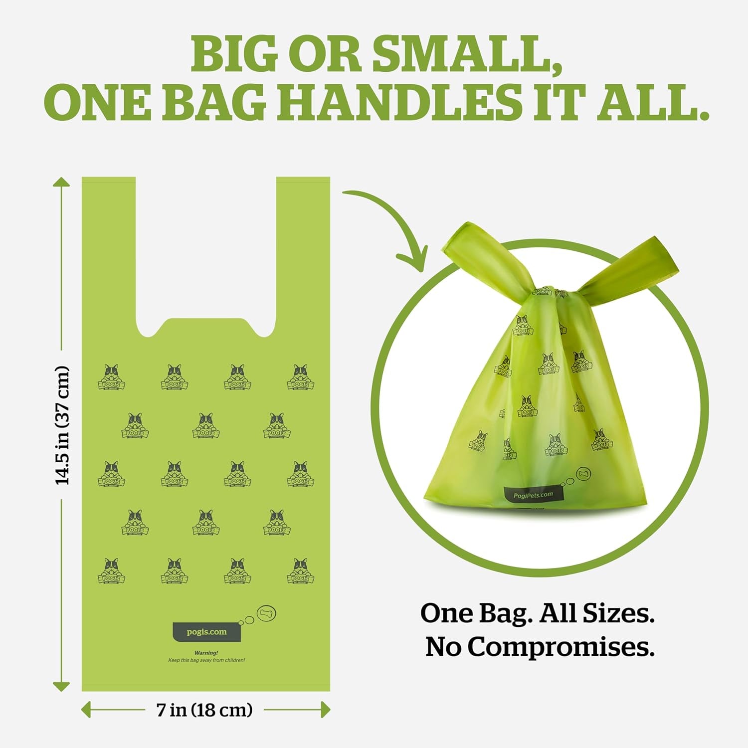 Pogi’s Poo-Pickup Pouches: The Ultimate Stink-Stoppers for Your Furry Friend's Business – 300 Superhero Bags Ready to Save the Day!